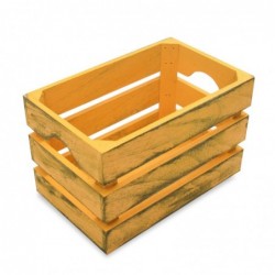 Caja de Madera ALBOX-Amarillo