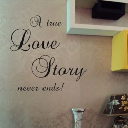 Vinilo Decorativo LOVE STORY-